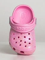 KIDS CROCS CLASSIC GLITTER TODDLER CLOG - CLEARANCE