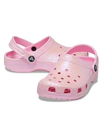 KIDS CROCS CLASSIC GLITTER CLOG - CLEARANCE