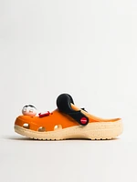 MENS CROCS PRINGLES CLASSIC CLOG - ORANGE/RED