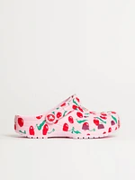 WOMENS CROCS CLASSIC FRESH FRUITS CLOG - ROSE