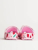 WOMENS CROCS CLASSIC FRESH FRUITS CLOG - ROSE