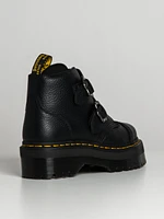 WOMENS DR MARTENS DEVON FLOWER MILLED NAPPA BOOT - CLEARANCE