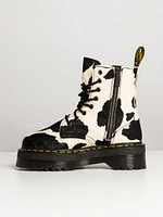 WOMENS DR MARTENS JADON COW PRINT HAIR ON