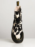 WOMENS DR MARTENS JADON COW PRINT HAIR ON