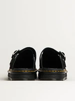 WOMENS DR MARTENS ZEBZAG SUEDE MULE - BLACK