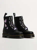 WOMENS DR MARTENS 1460 ZIP HEART VIRGINIA BOOTS