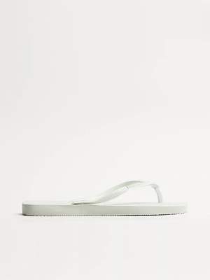 WOMENS HAVAIANAS SLIM SQUARE - WHITE