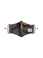 HERSCHEL SUPPLY CO. CLASSIC FITTED FACE MASK - CAMO - CLEARANCE