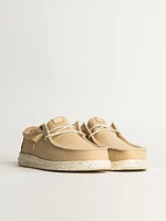 MENS HEYDUDE WALLY STRETCH SOX SLIP-ON - IRISH CREME