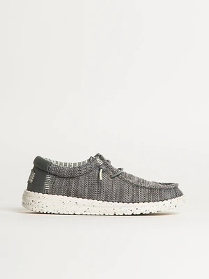 KIDS HEY DUDE WALLY YOUTH STRETCH SOX - GREY