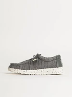 KIDS HEY DUDE WALLY YOUTH STRETCH SOX - GREY