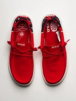 MENS HEY DUDE WALLY FUNK SOLO CUP SLIP-ON - RED