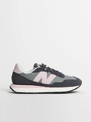 WOMENS NEW BALANCE THE 237 SHADOW GREY/SKY SNEAKER