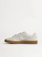 WOMENS NIKE COURT ROYALE SUEDE SNEAKERS - PLATINUM