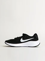 WOMENS NIKE REVOLUTION 7 RUNNING SHOE - BLACK/WHITE