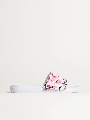 WOMENS NIKE VICTORI ONE SLIDE - WHITE/FLORAL PRINT
