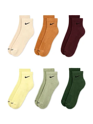 NIKE EVERYDAY CUSHIONED ANKLE SOCKS 6PK