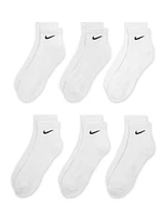 NIKE EVERYDAY CUSHIONED ANKLE SOCKS 6 PACK