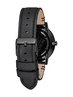 NIXON PORTER LEATHER WATCH