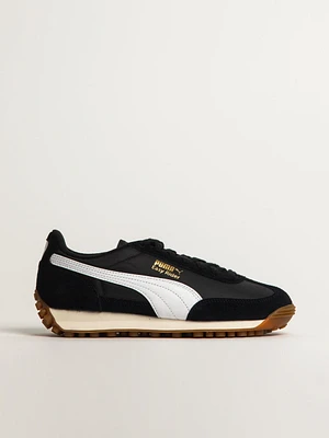 WOMENS PUMA EASY RIDER VINTAGE SNEAKER - BLACK/WHITE