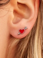 PURA VIDA LOVESTRUCK STUD EARRINGS