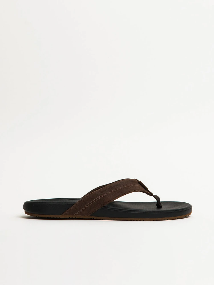 MENS REEF CUSHION PHANTOM 2.0 LEATHER SANDALS