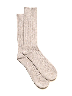 SCOUT & TRAIL MARBLED SOCK - TAUPE