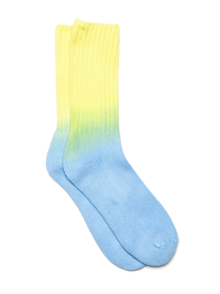 SCOUT & TRAIL OMBRE SOCKS - BLUE YELLOW - CLEARANCE