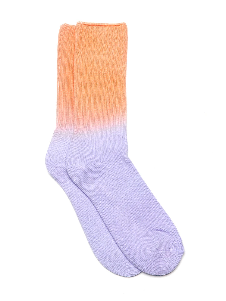 SCOUT & TRAIL OMBRE SOCKS - ORANGE PURPLE - CLEARANCE