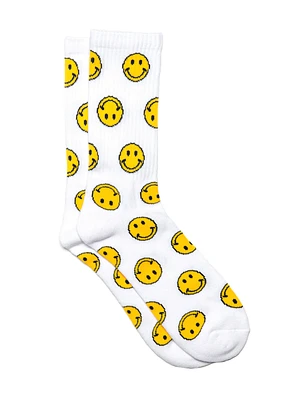 SCOUT & TRAIL SMILEY FACE SOCKS