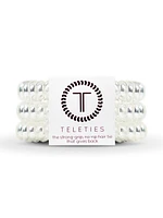 TELETIES HAIR TIE LARGE - CRYSTAL CLEAR