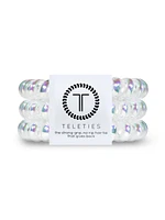 TELETIES HAIR TIE LARGE - PEPPERMINT