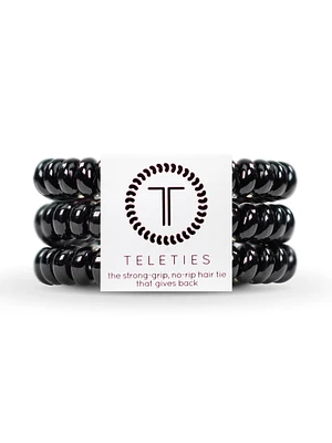 TELETIES HAIR TIE SMALL - JET BLACK