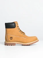 WOMENS TIMBERLAND 6" PREMIUM WHEAT NUBUCK BOOTS