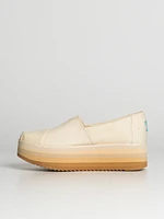 WOMENS TOMS ALPARGATA PLATFORM - CLEARANCE