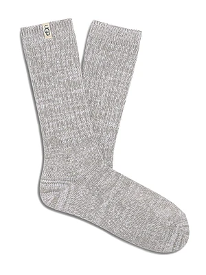 UGG RIB KNIT SLOUCHY CREW SOCK