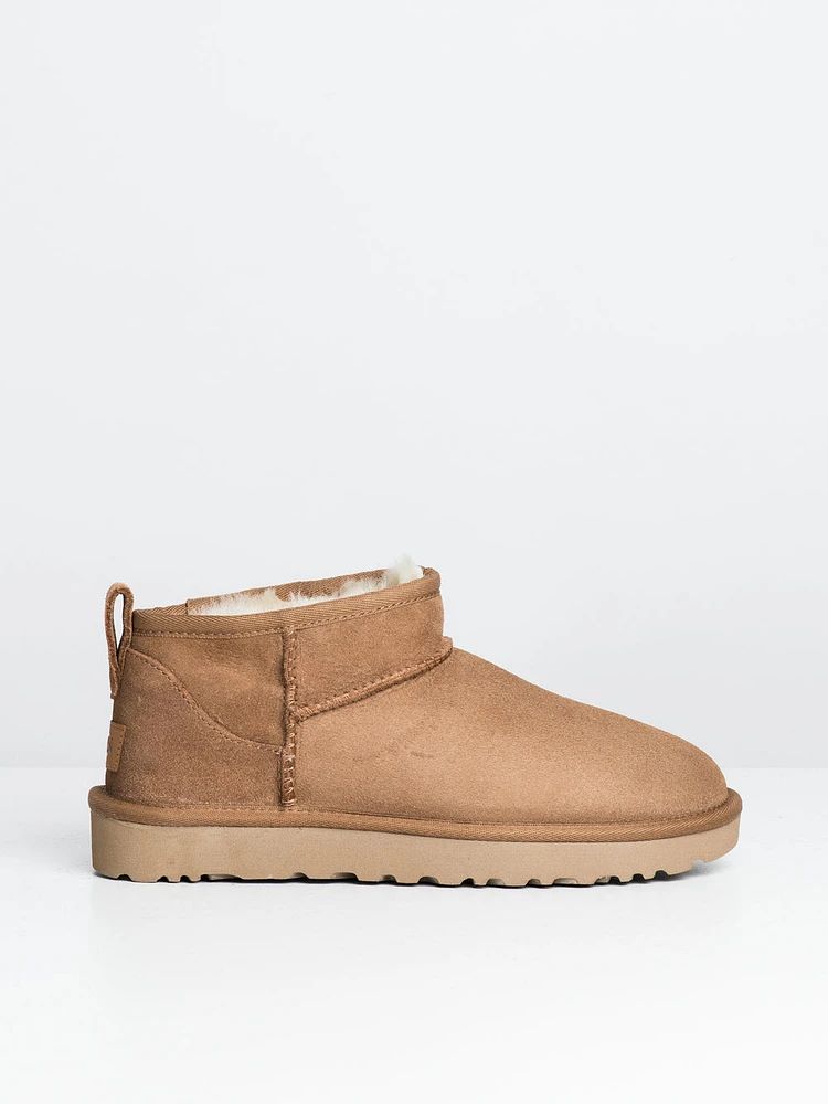 WOMENS UGG CLASSIC ULTRA MINI BOOT - CHESTNUT