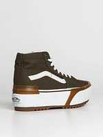 WOMENS VANS SK8 HI TAPERED STACKED CANVAS - CLEARANCE