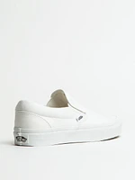 WOMENS VANS CLASSIC SLIP-ON TRUE WHITE CANVAS SHOES