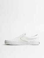 WOMENS VANS CLASSIC SLIP-ON TRUE WHITE CANVAS SHOES