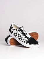 MENS VANS OLD SKOOL PRIMARY CHECKER CANVAS SNEAKER