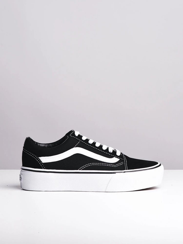 WOMENS VANS OLD SKOOL PLATFORM CANVAS SHOES