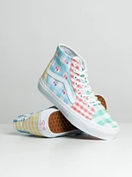 WOMENS VANS SK8 HI TAPERED GINGHAM BLOCK SNEAKER - CLEARANCE