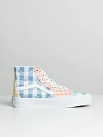 WOMENS VANS SK8 HI TAPERED GINGHAM BLOCK SNEAKER - CLEARANCE