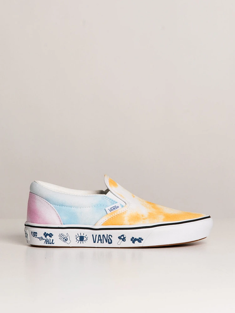 WOMENS VANS COMFYCUSH SLIP ON PASTEL TIE DYE SNEAKER - CLEARANCE