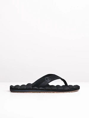 MENS VOLCOM RECLINER BLACK DESTRUCTO SANDALS