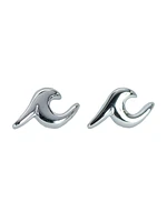 PURA VIDA WAVE STUD EARRINGS