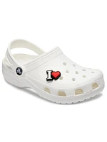 CROCS JIBBITZ I HEART - CLEARANCE