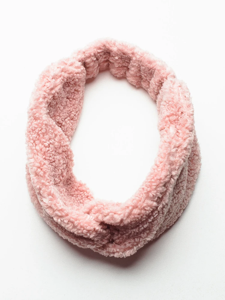 TEDDY HEADBAND - MISTY ROSE - CLEARANCE