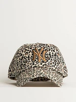 47 LISA LEOPARD CLEAN UP CAP - YANKEES